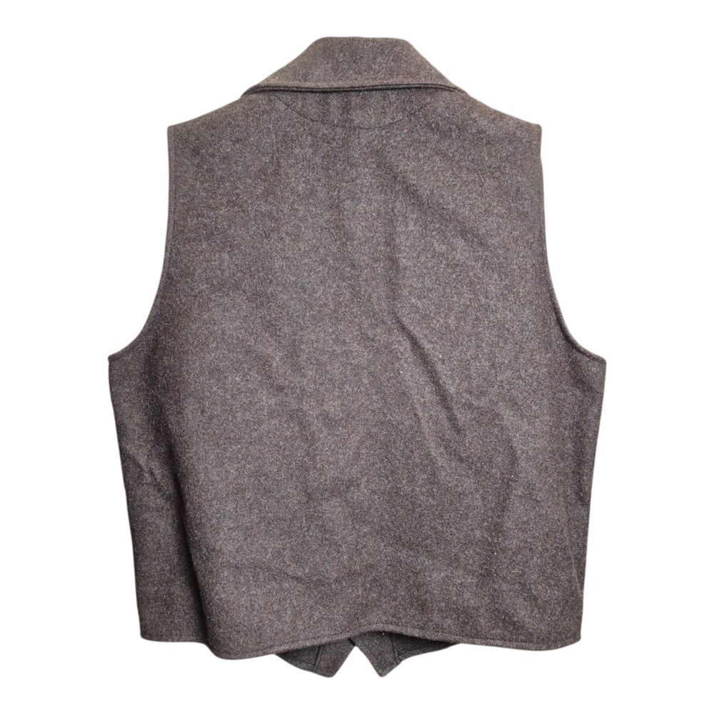 Filson Men's XL Mackinaw Wool Western Vest Style 24 Brown Made in USA - Picture 3 of 7